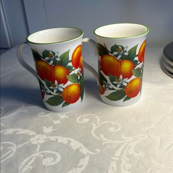 Crown Trent China Coffee/Tea Mugs Set of Two - Picture 3 of 3
